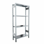 SCAFFALATURA metallica da magazzino Zincata cm. 80x50x180h