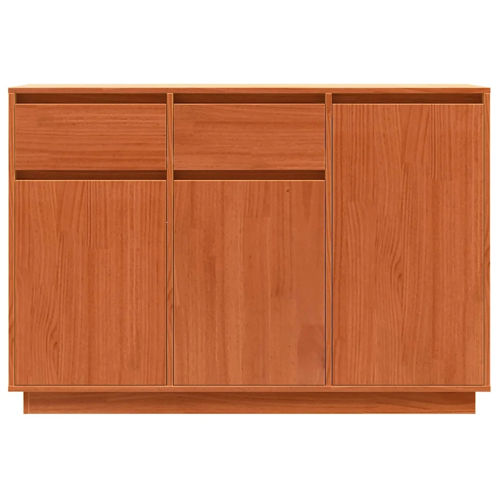 Credenza-Buffet-Armadio da cucina Marrone cerato 110 x 34 x 75 cm Pino massello