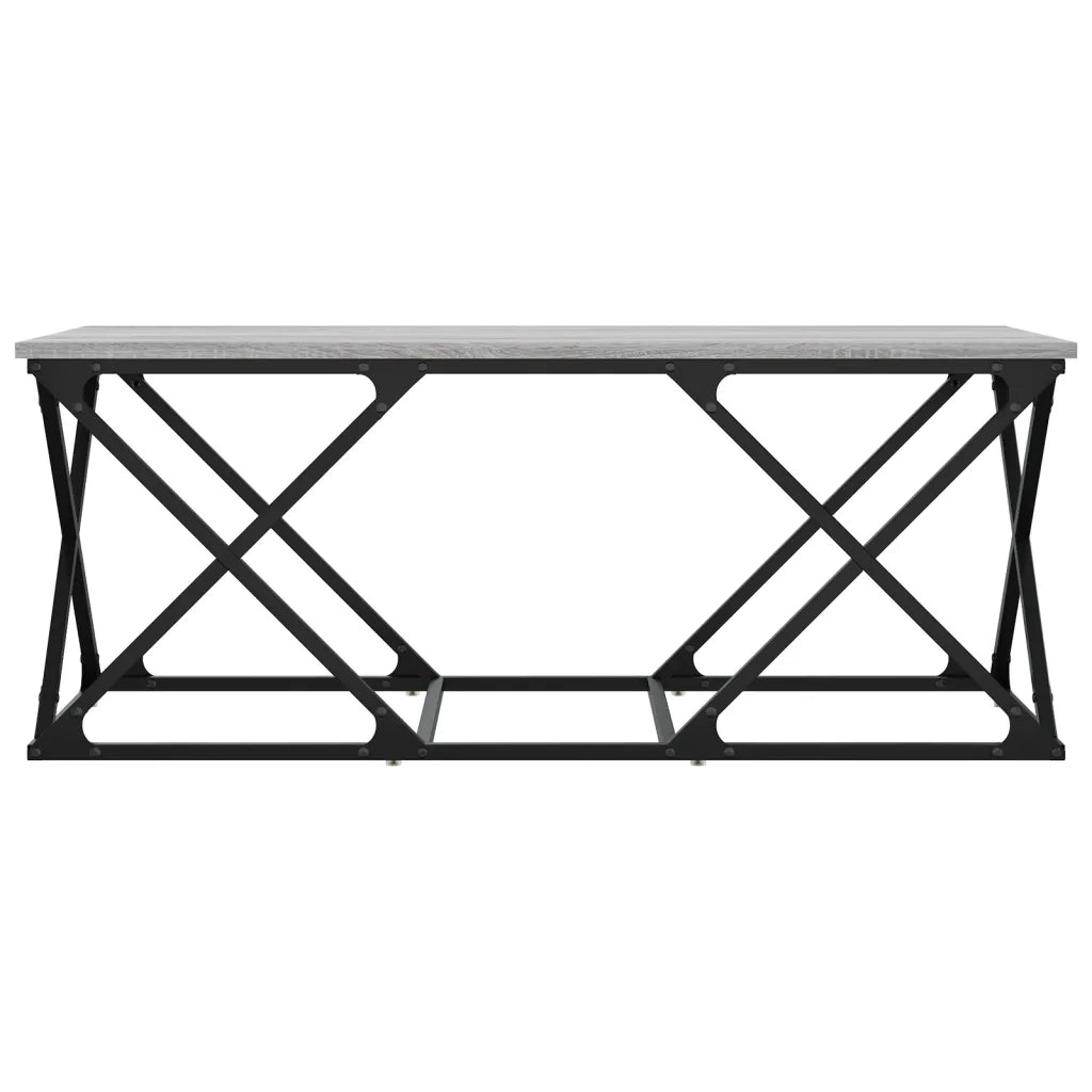 Tavolino da Salotto Grigio Sonoma 100x49x40cm Legno Multistrato 835362