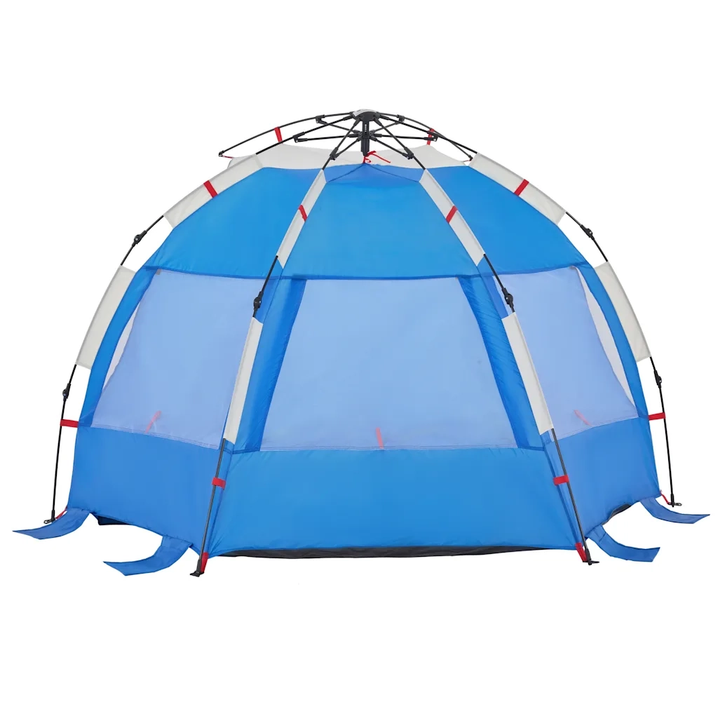 Tenda da Spiaggia 2Persone Azzurro Rilascio Rapido Impermeabile 4005308