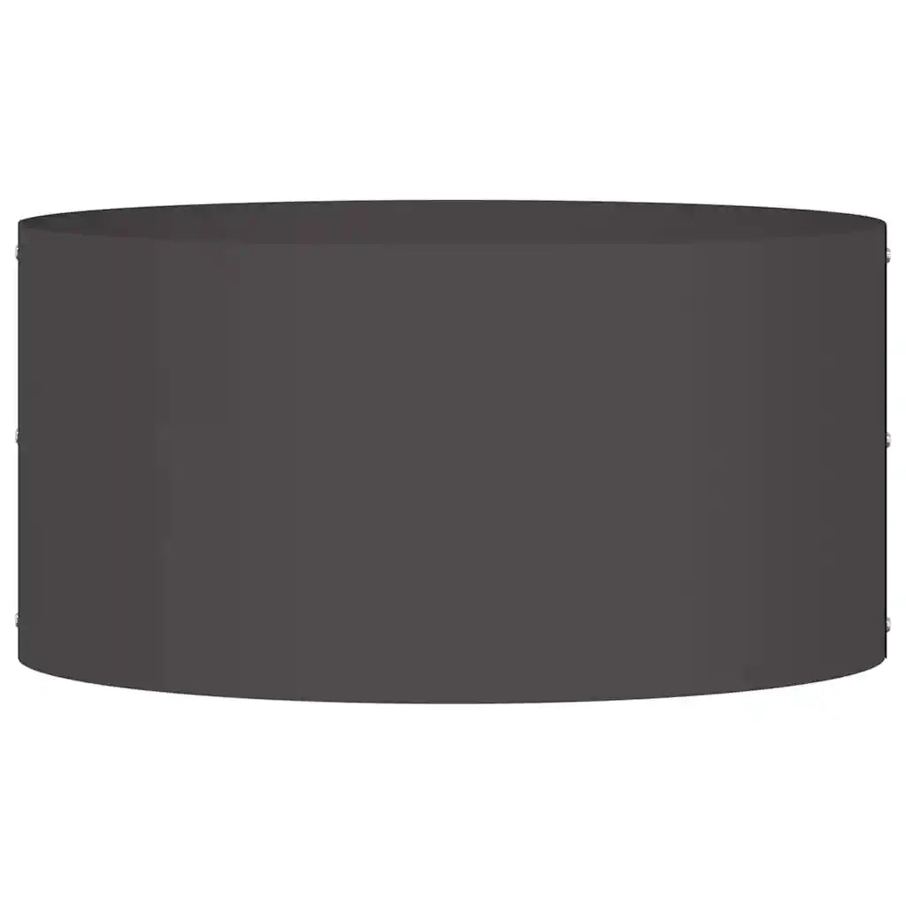 Anello per vaso-Supporto per Vaso Nero 40 x 40 x 20 cm Acciaio laminato a freddo