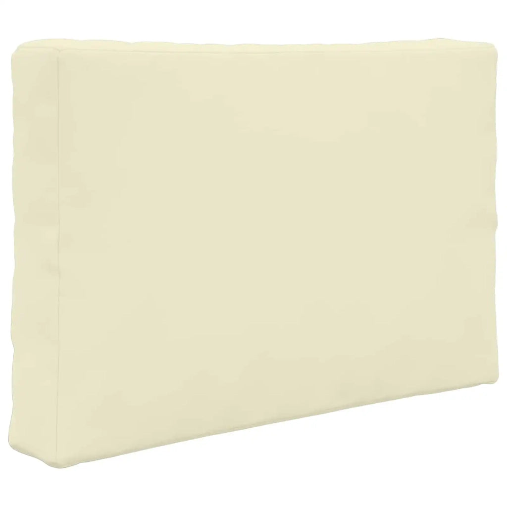 Cuscino per divano da esterno 2 pcs Crema Poliestere