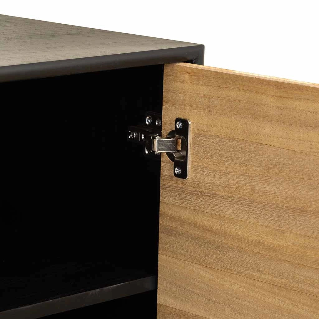 Credenza in legno di recupero marrone 100x40x100h cm