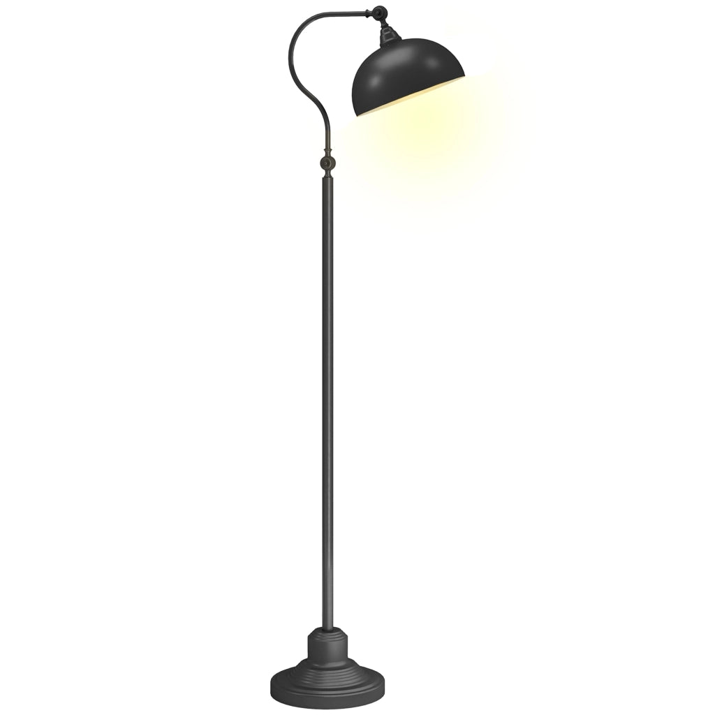 Lampada da terra a scomparsa rotante 180¡ã ¨C zephmum ¨C nero 42x25.5x152cm