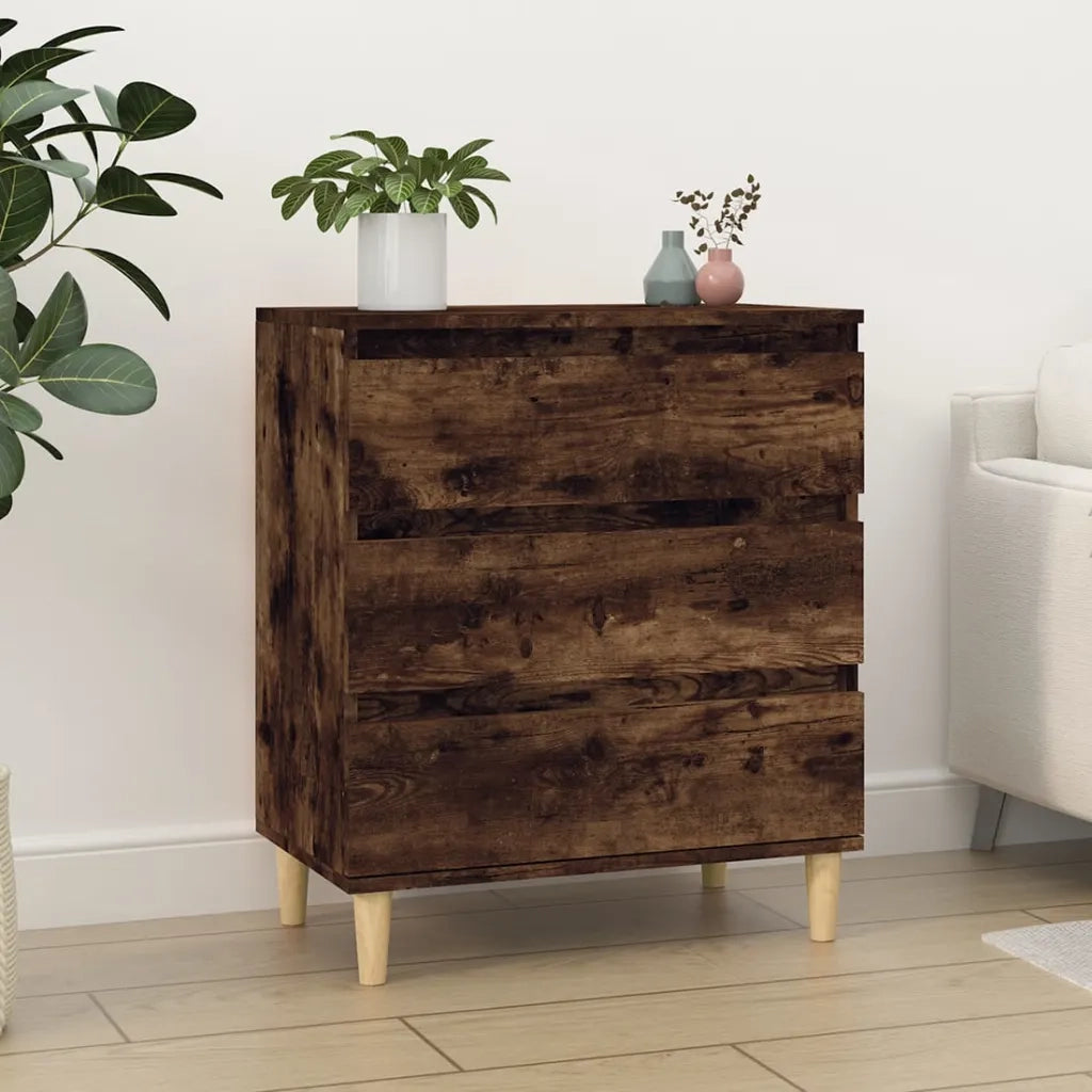 Credenza Rovere Fumo 60x35x70 cm in Legno Multistrato cod mxl 27235