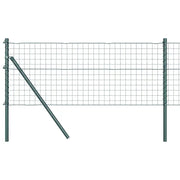 Recinzione da Giardino | Recinzione con Posto Verde 0,6 x 10 m Acciaio e PVC