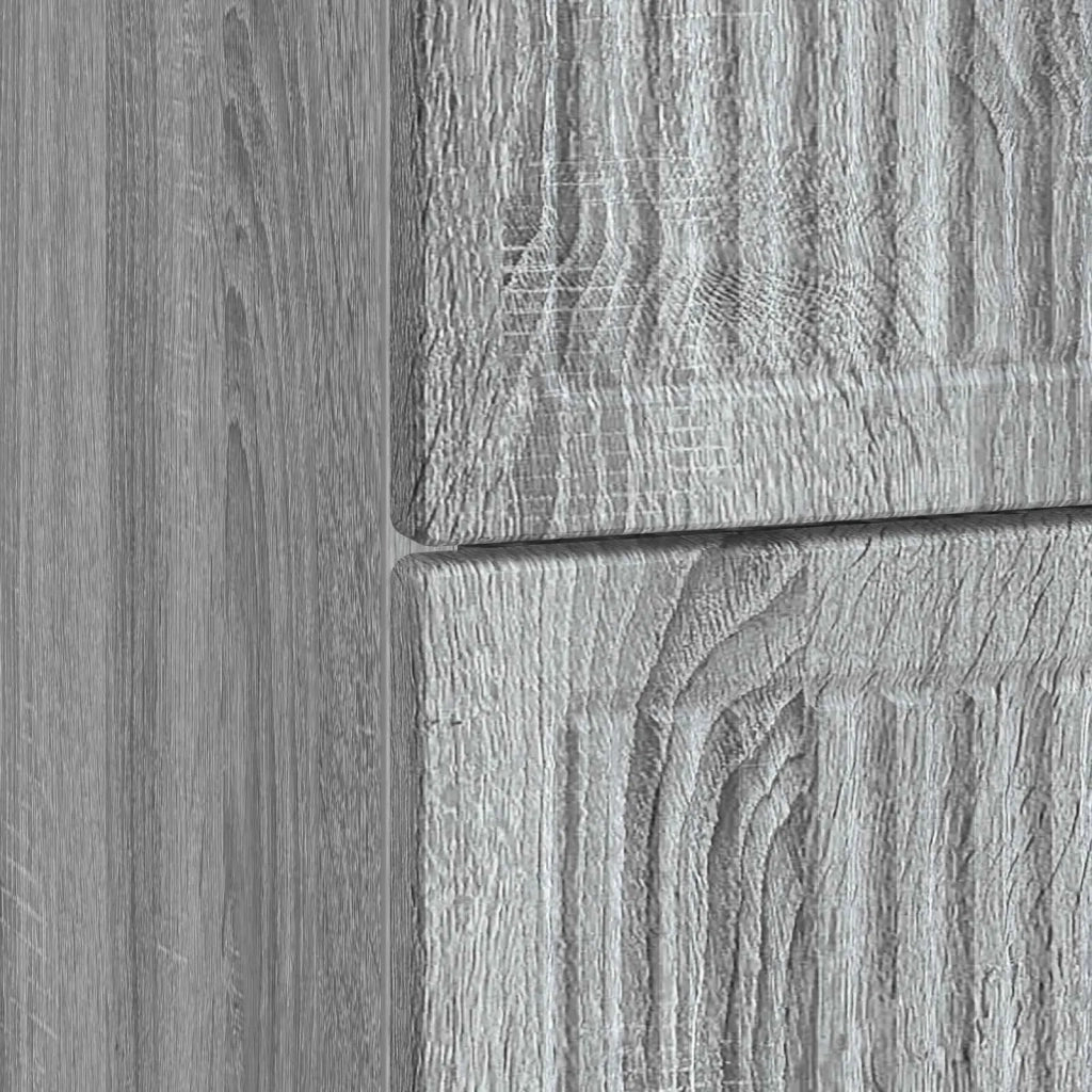Comodino | Armadio da Notte | Mobiletto da notte con cassetto Grigio Sonoma 43 x 41 x 66,5 cm