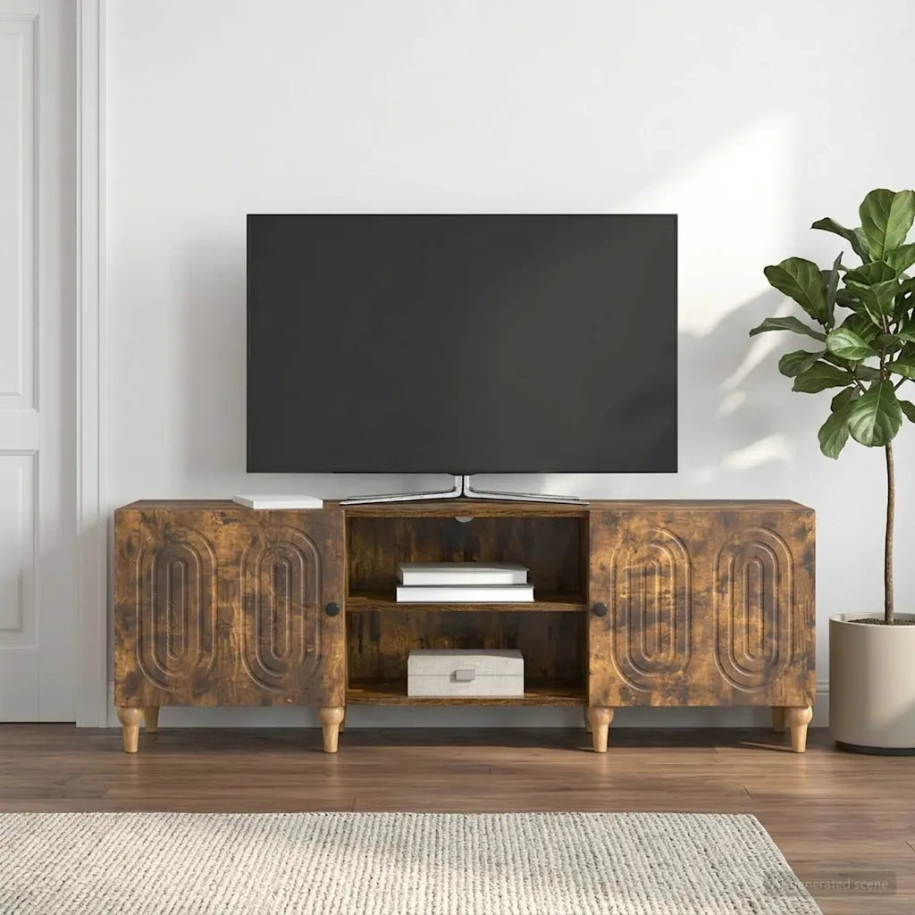 Mobile TV Rovere Fumo 150 x 31 x 50 cm Legno ingegnerizzato 894230