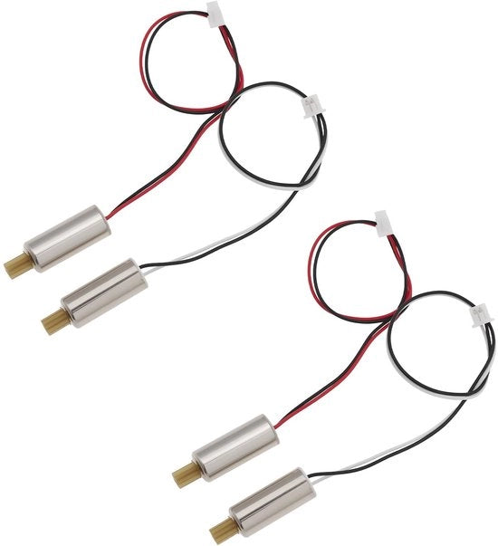 Motore per Quadricottero - 2 x Motore di Trazione - 2 x Motore di Trasmissione - Compatibile con Droni RC - 7 x 16 mm - Prestazioni Durature - Motore per Droni
