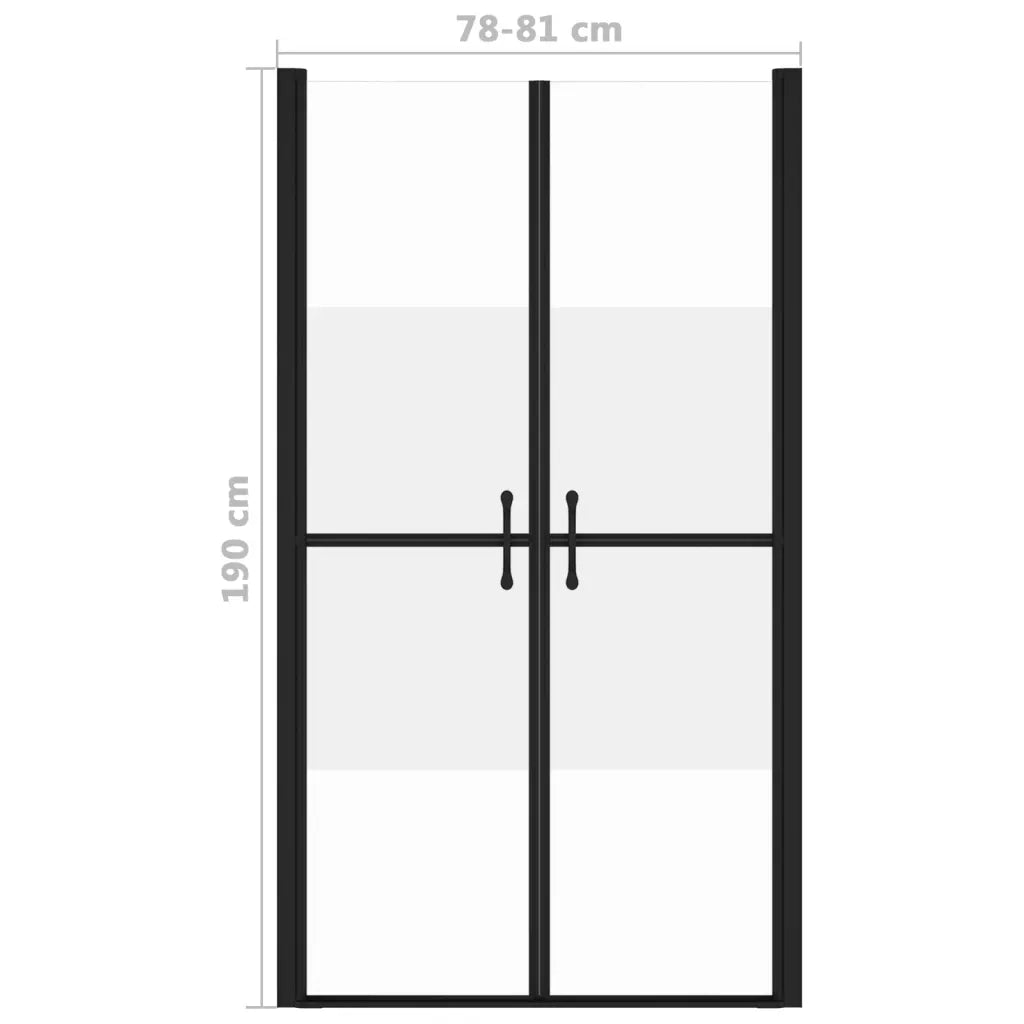 Porta per Doccia in ESG Semi Satinato (78-81)x190 cm 150833
