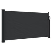 Tenda da Sole | Tenda parasole Laterale Retrattile Nera 100x300 cm