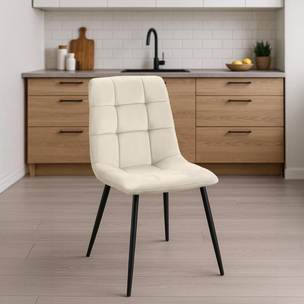 Set di 2 sedie da pranzo Tilde in velluto 8