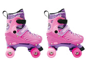 Quoddy, Pattini allungabili fino a 4 misure,Colore Rosa,Misura 31-34,Mandelli