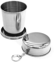 Porta bicchieri - Porta acqua - Flessa portatile - Acciaio inossidabile - Flessa sportiva portatile - Leggera - Materiale di alta qualità