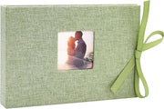 Album di Fotografie Mini - Album di Ricordi - Custodia in Tela - 10x15 cm - Verde