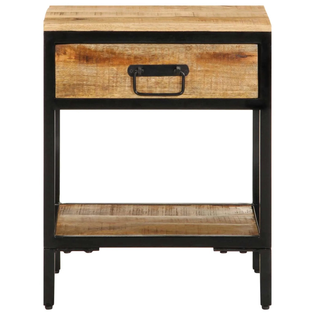 Comodino con cassetto Marrone 40 x 35 x 50 cm 374088