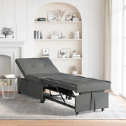 Divano letto-Sofa Letto-Daybed Grigio scuro 194 x 50 x 82 cm Legno compensato