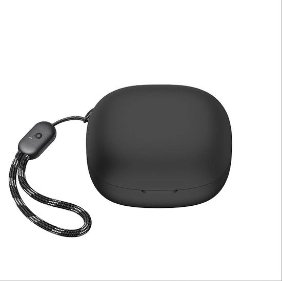 Custodia in silicone per Soundcore R50i - Ultradurata e morbida - Adattamento Slim-Fit - Nero - Protezione contro cadute - Protezione contro la sporcizia - Adatto per