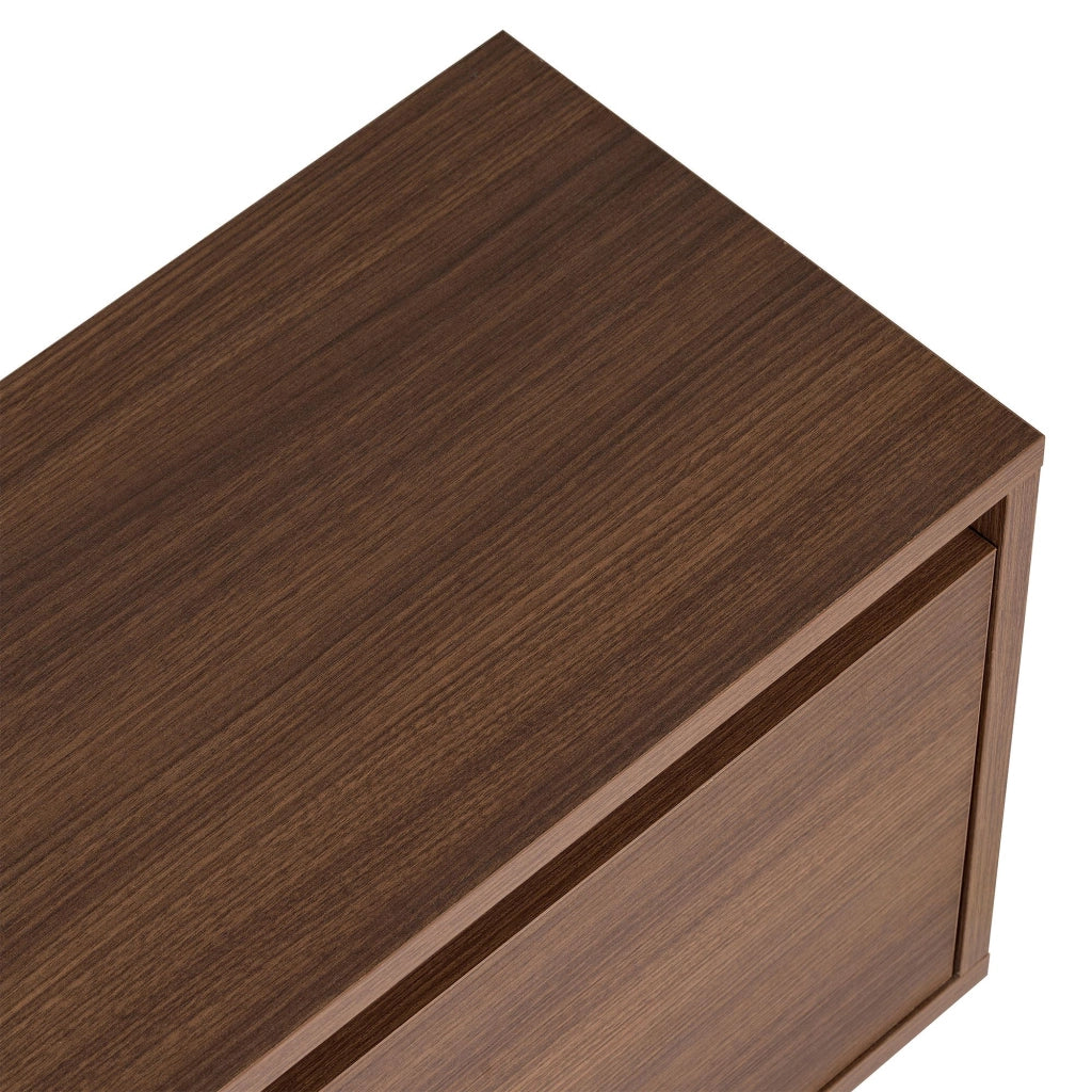 Porta TV in legno "Sentinel" - 160 x 30 x 42 cm - Marrone