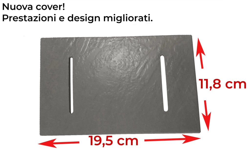 Piatto Doccia 80x140 cm Effetto Pietra Stone Grigio