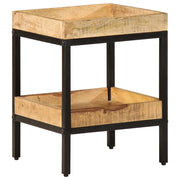 Tavolo laterale Marrone 35 x 35 x 45 cm Legno di mango massello 374089