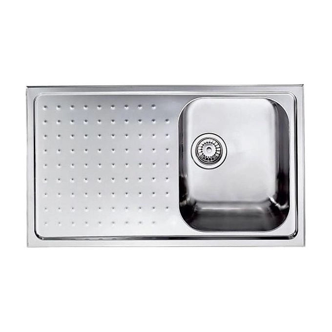 CM Punto plus 86 x 50 1V Lavello ad incasso Rettangolare Acciaio inossidabile