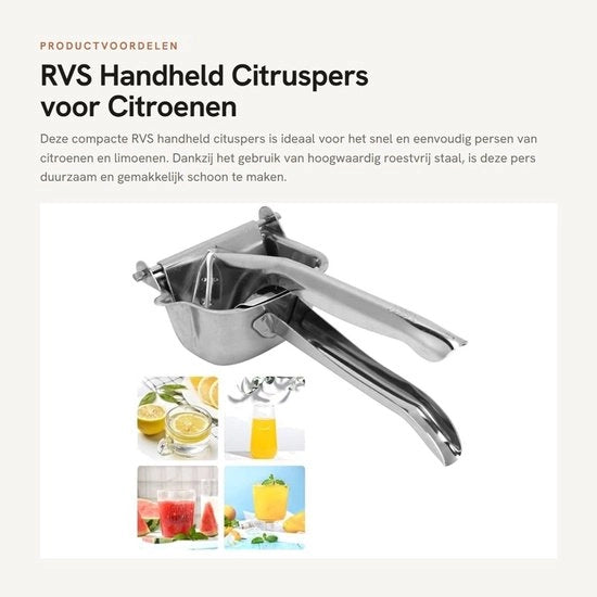 Citruspers Manuale a Mano - Compatto - Leggero - Sostenibile