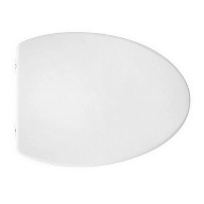 SEDILE WC PER DISEGNO A VASO OVO FORMA 4- Bianco - Cerniere C espansione- CW- pezzi 1