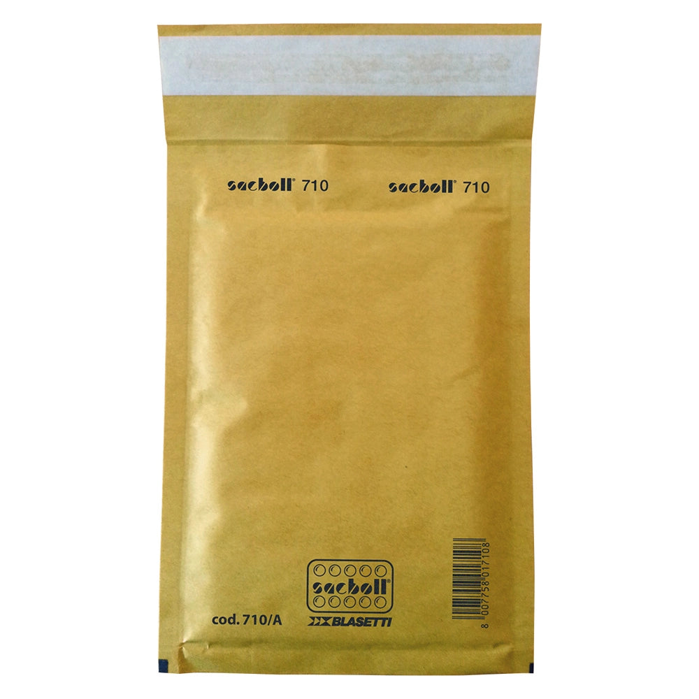 BUSTA CON IMBOTTITURA BOLLATA cm 37 x 55 gialla - cf.10 pz  - BLASETTI