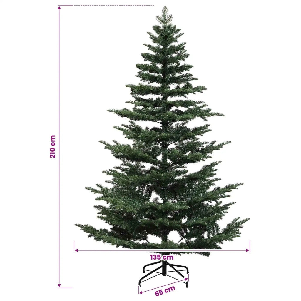 Albero di Natale Artificiale con Rami Pieghevoli 210 cm 42055520