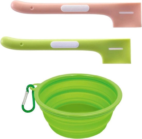 Cucchiai per alimentazione per animali domestici - cucchiaio per gatti pieghevole in silicone.