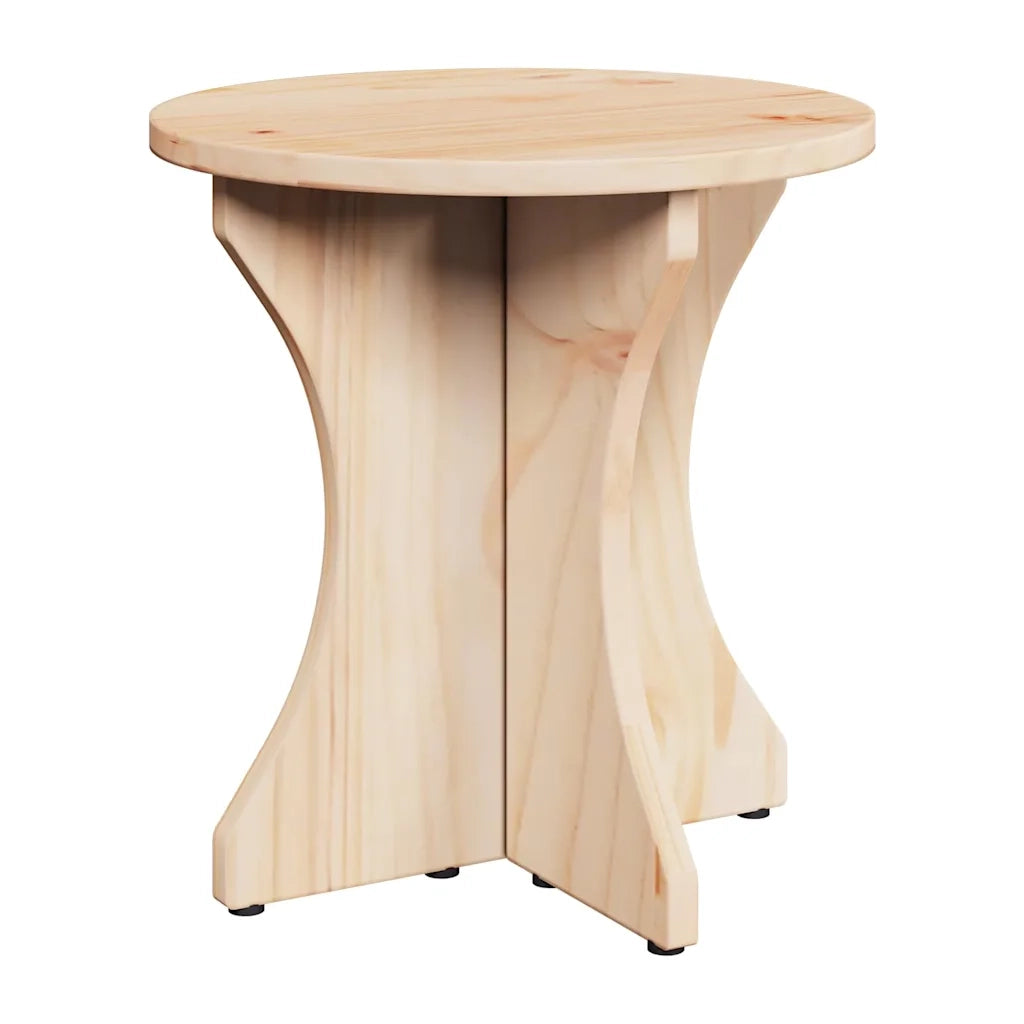 vidaXL Tavolino da salotto 3 pcs Naturale 46 x 46 x 47 cm