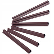 Clip KADAX da 19 cm per nastro per recinzione, ganci per nastro per recinzione, colore marrone, confezione da 6 pezzi