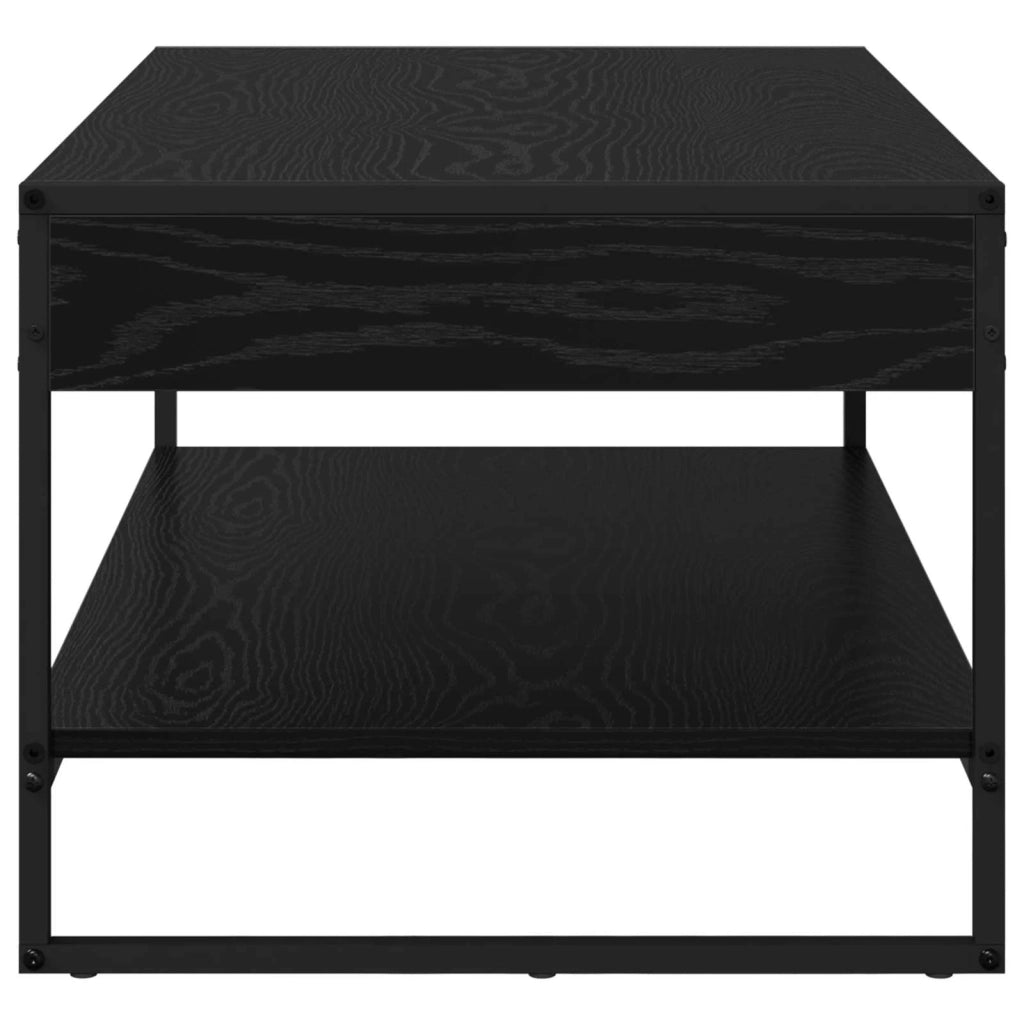Tavolino da salotto Rovere Nero 80 x 50 x 40 cm 886438