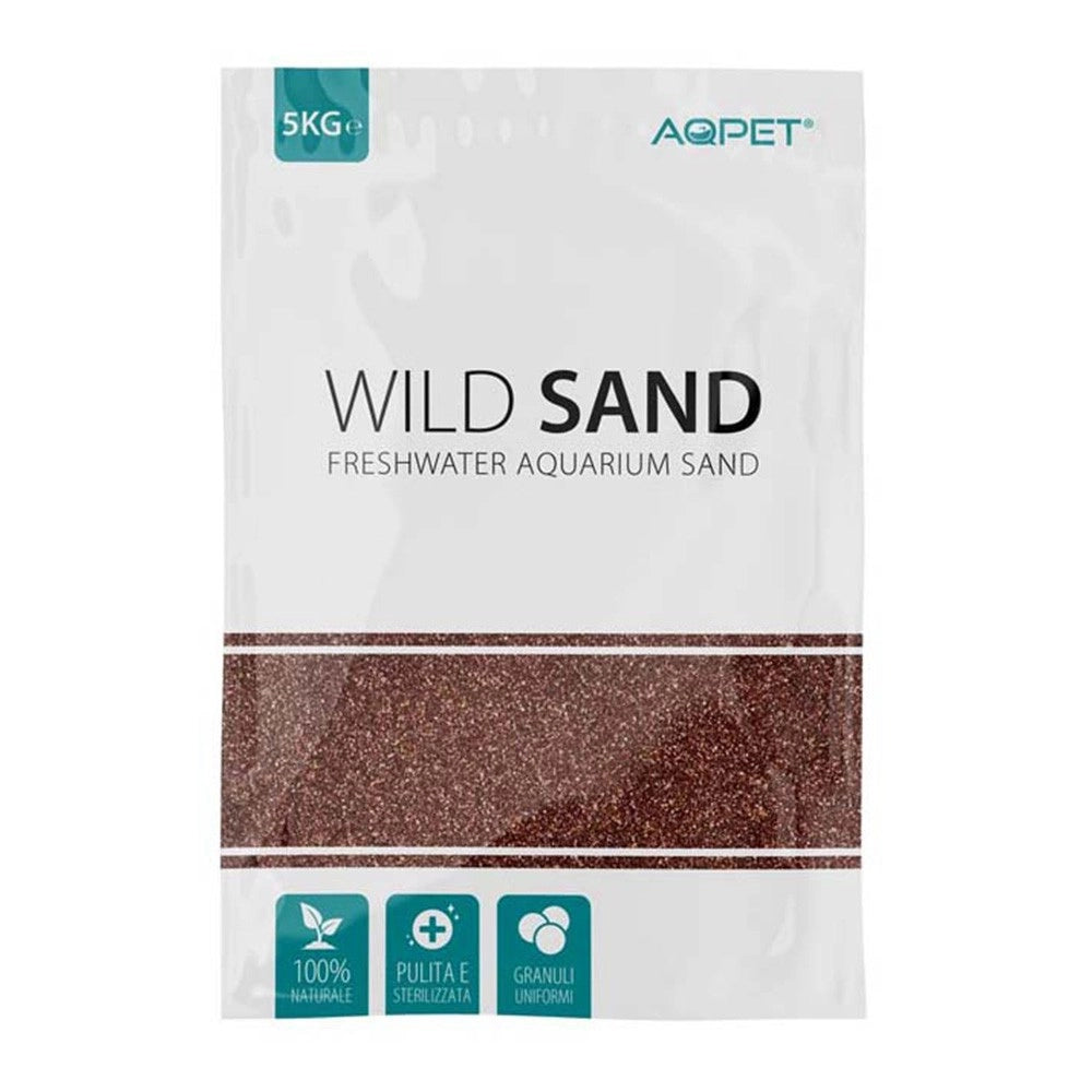 AqPet Wild Sand 1mm 5kg - sabbia naturale per acqua dolce Colore: Red Zafiro