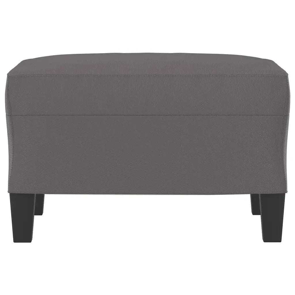 Poggiapiedi Grigio 60x50x41 cm in Similpellecod mxl 94593