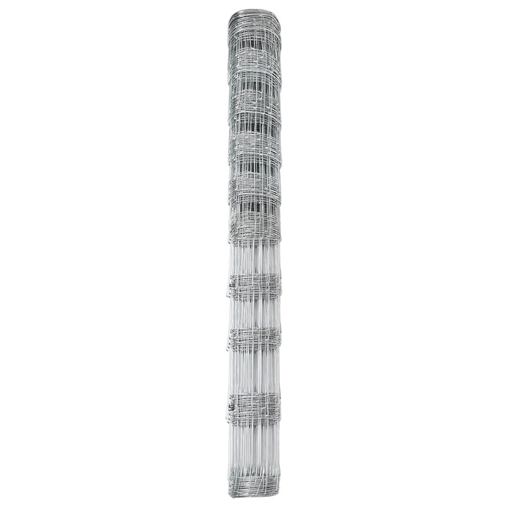 Recinzione da Campo 1,2x50 m Acciaio Galvanizzato