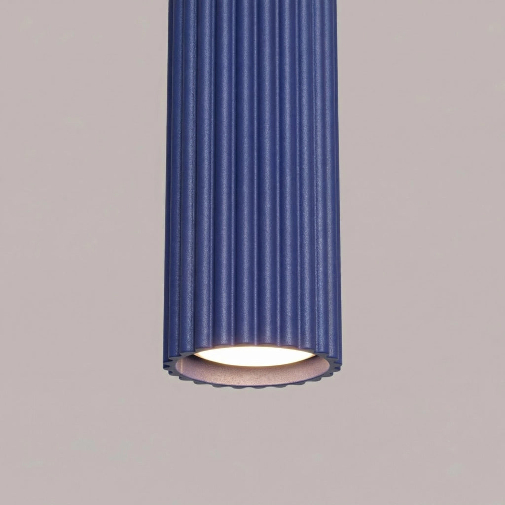 Lampada a sospensione KARBON 3L oltremare