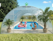 Copertura per Piscina Garten Dream SERENA 4x8 m con Policarbonato 6 mm