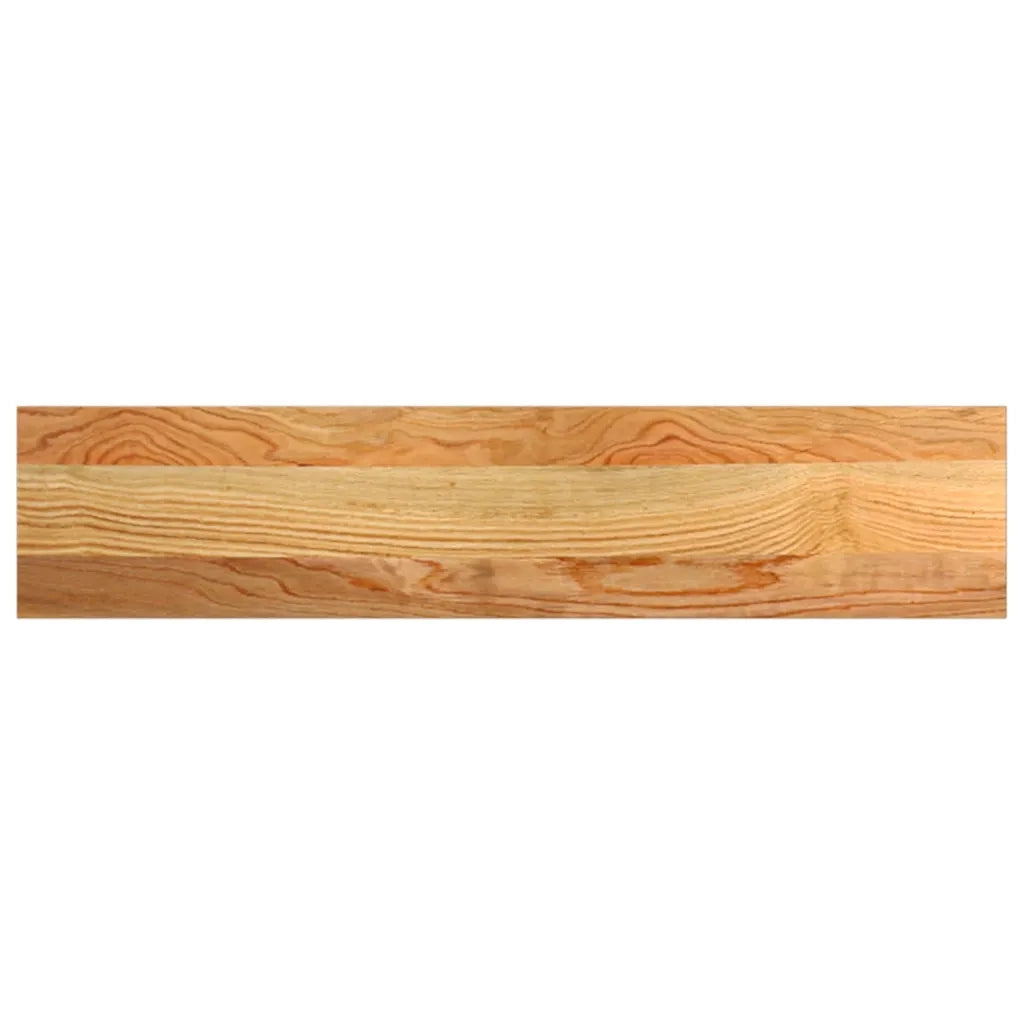 Davanzali 2 pz Marrone Chiaro 70x15x2 cm Legno Massello Rovere 4009125