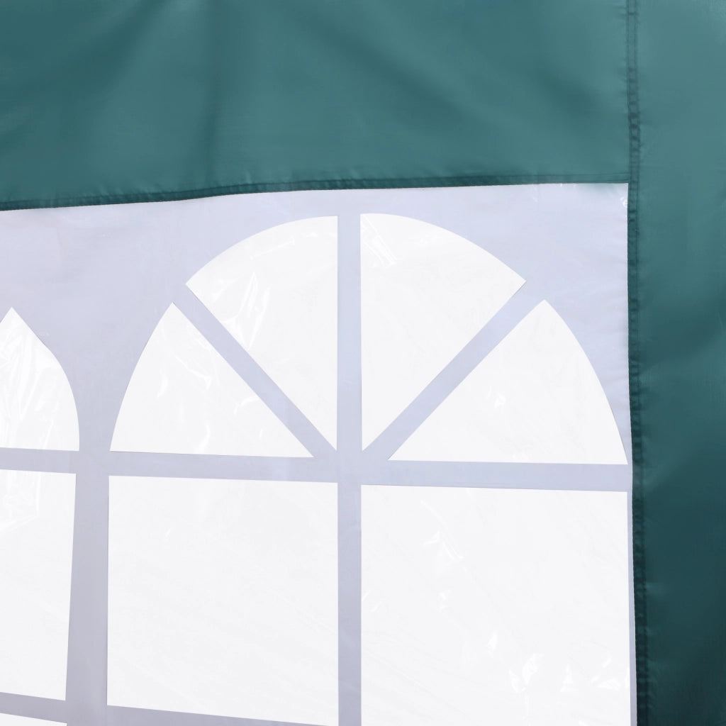 Pareti Laterali per Gazebo 3x3 m ¨C zephmum ¨C 300x200 cm Verde Scuro Oxford