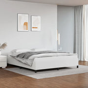 Giroletto-Struttura Letto Bianco 160x200 cm in Similpelle 383579