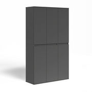 Vicco Armadio multifunzione Antracite 111 x 191.5 cm con 6 porte