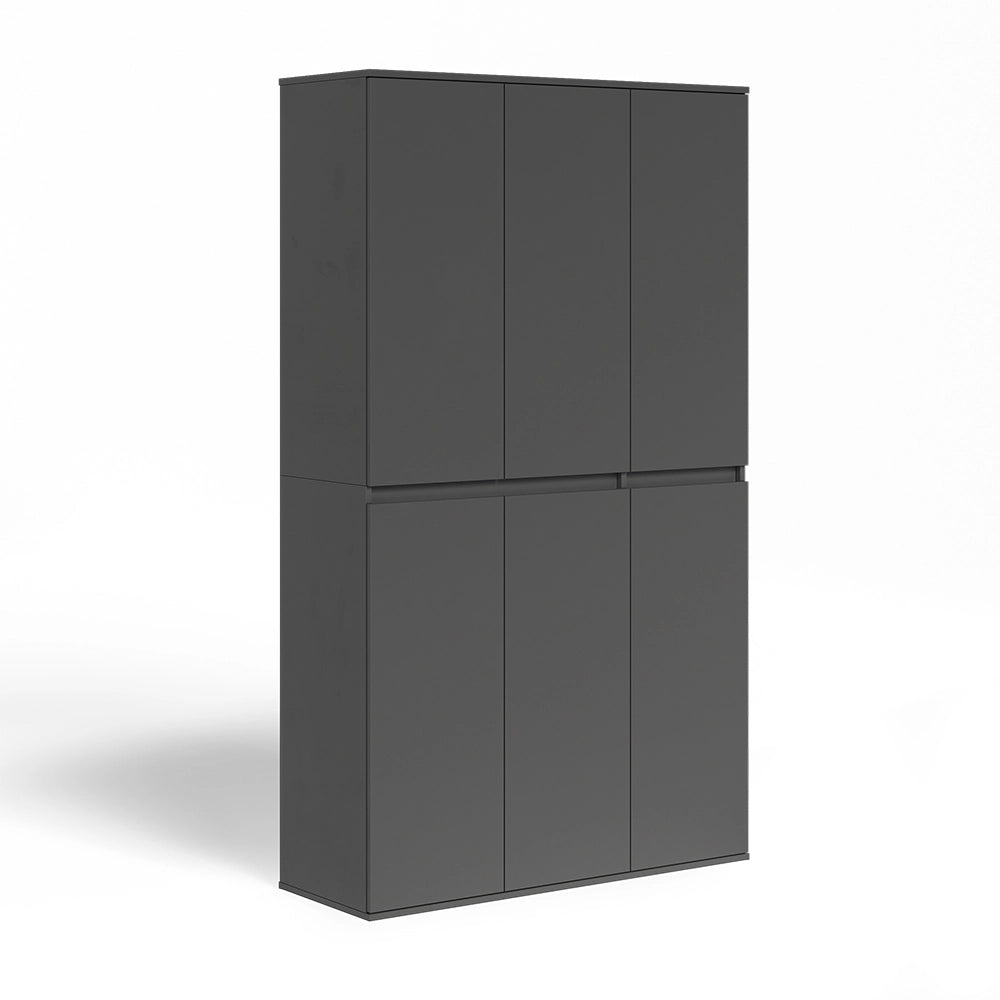 Vicco Armadio multifunzione Antracite 111 x 191.5 cm con 6 porte