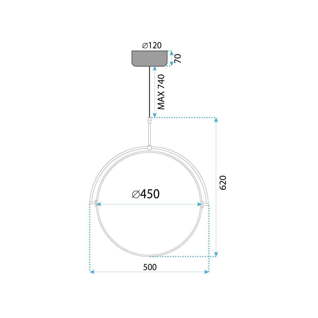 Lampada Led App1427-c 50cm