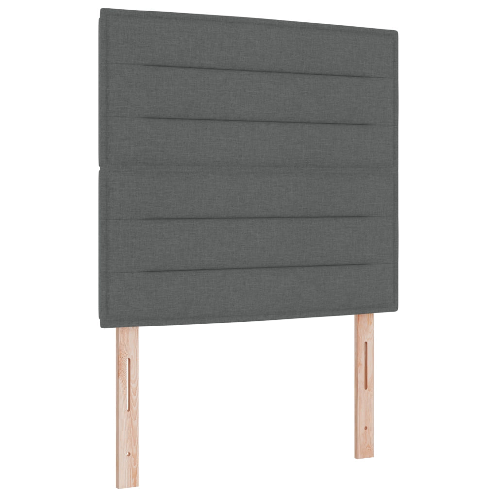 Testata a LED Design Lines Grigio Scuro 100 cm Tessuto