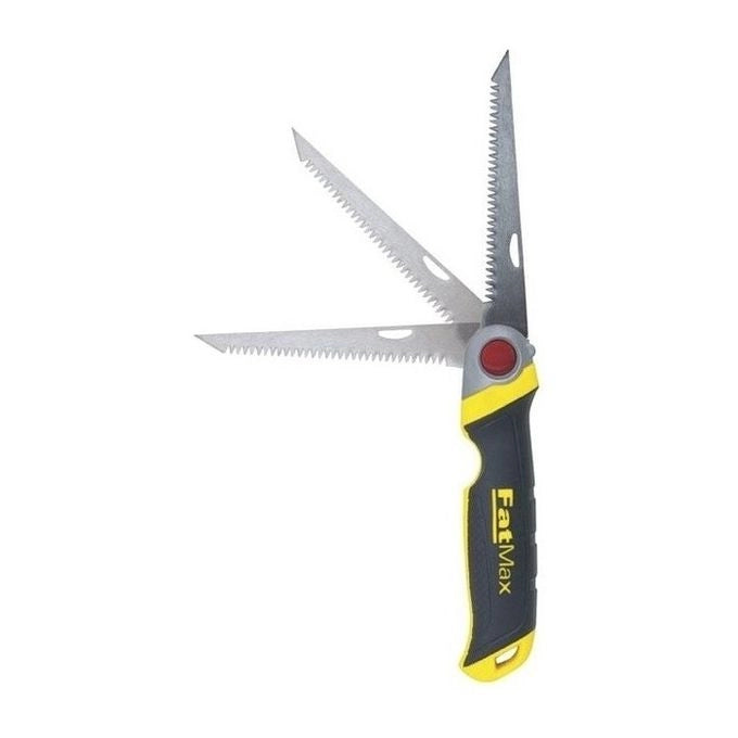Stanley FMHT0-20559 FatMax Seghetto a Serramanico Pieghevole Lama 130 mm 8 Denti Pollice 3 Posizioni Legno Cartongesso