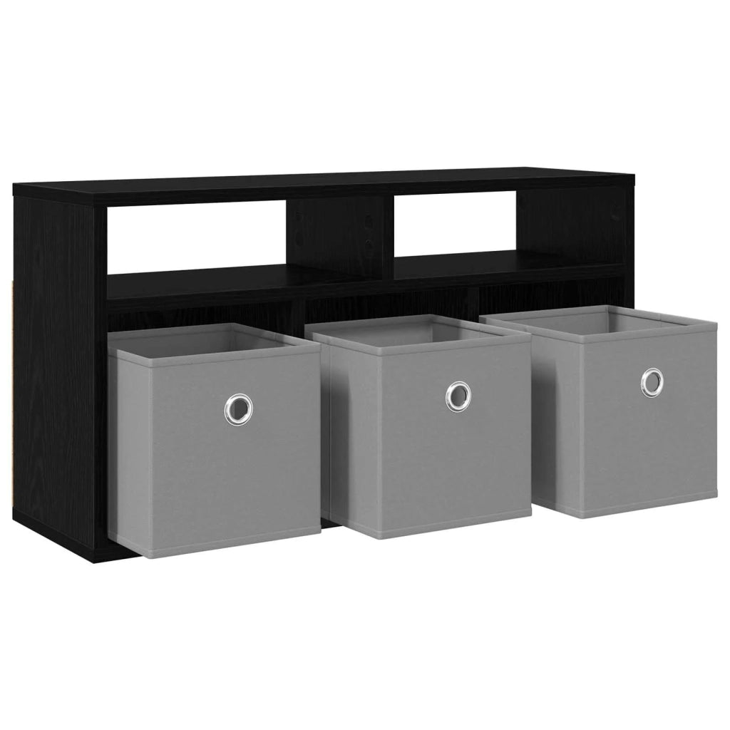 Lowboard con cassetto Rovere Nero 72 x 22,5 x 38 cm CFW9445957