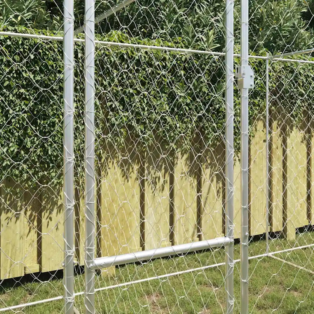 Gabbia per cani Argento 600 x 200 x 200 cm Acciaio zincato 3368307