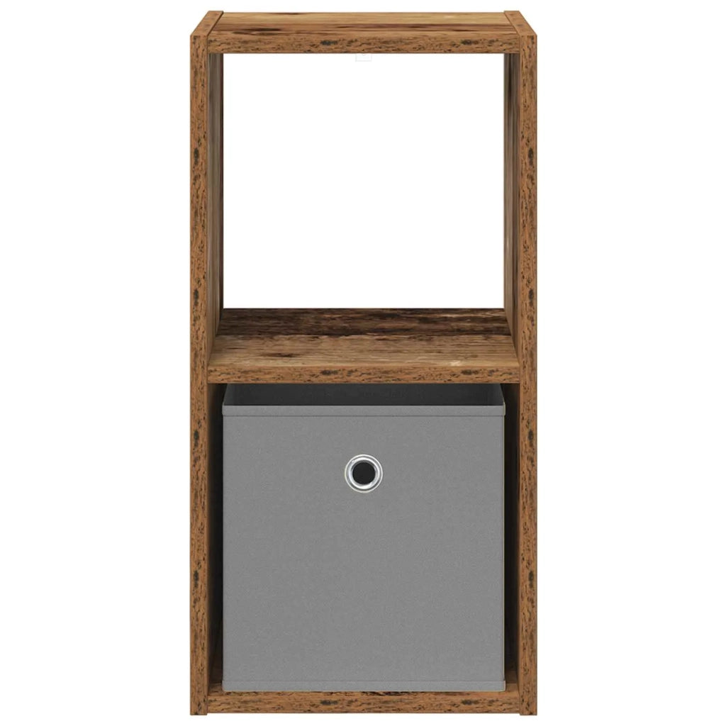 Set di 2 Comodini | Armadio da Notte | Mobiletto da notte con cassetto Legno vecchio 30,5 x 27 x 59,5 cm